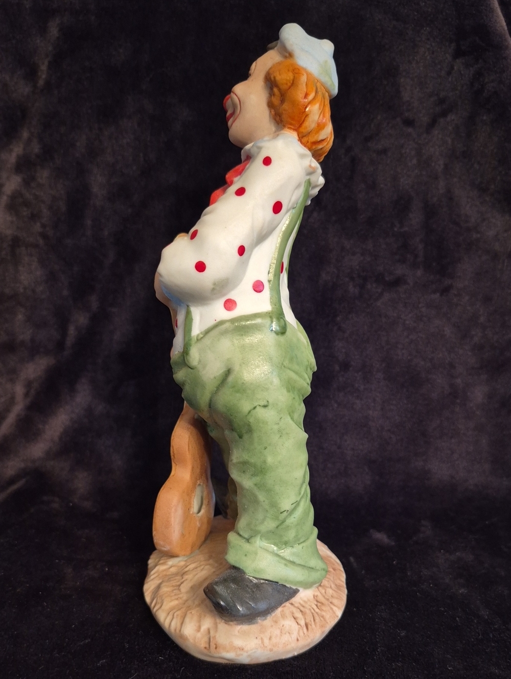 Vintage Clown with Guitar Ceramic Figurine - Picture 2 of 7